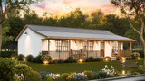Secondary Image - Ranch House Plan - Eve 2 16025 - Left Exterior