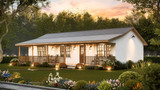 Ranch House Plan - Eve 2 16025 - Right Exterior