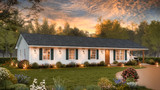 Traditional House Plan - Tara 2 74960 - Left Exterior
