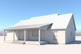Farmhouse House Plan - Ravenwood 56283 - Rear Exterior