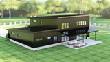 Modern House Plan - 59486 - Rear Exterior