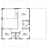 Modern House Plan - 59486 - 2nd Floor Plan
