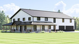 Farmhouse House Plan - 89252 - Right Exterior