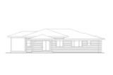 Prairie House Plan - Sycamore Crest 77642 - Rear Exterior