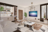 Prairie House Plan - Sycamore Crest 77642 - Family Room