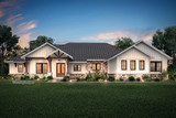 Ranch House Plan - Amarillo 80524 - Front Exterior