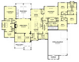 Ranch House Plan - Amarillo 80524 - Optional Floor Plan
