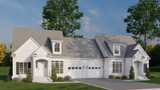 Traditional House Plan - Rosewood 58788 - Front Exterior