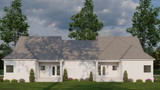 Traditional House Plan - Rosewood 58788 - Rear Exterior
