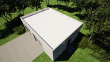 Contemporary House Plan - LeConte Garage 2+ 98529 - Right Exterior