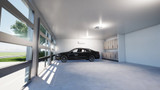 Secondary Image - Modern House Plan - LeConte Garage 3 34305 - Garage