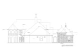 French Country House Plan - Ashwood Hill 22830 - Left Exterior