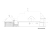 French Country House Plan - Ashwood Hill 22830 - Right Exterior
