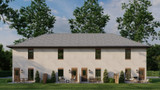 European House Plan - Greenbriar Court 34864 - Rear Exterior