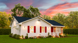 Secondary Image - Ranch House Plan - FINLAND 2 66669 - Left Exterior