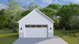 Farmhouse House Plan - McGregor Garage 55811 - Exterior