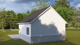 Farmhouse House Plan - McGregor Garage 55811 - Rear Exterior