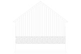 Farmhouse House Plan - McGregor Garage 55811 - Rear Exterior
