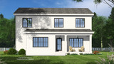 Farmhouse House Plan - Birchwood 31585 - Rear Exterior