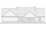 Farmhouse House Plan - Spy Run 38960 - Rear Exterior