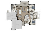 Farmhouse House Plan - Beech 15722 - 1st Floor Plan