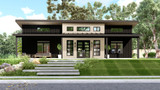 Modern House Plan - 45510 - Front Exterior
