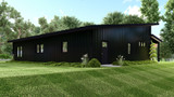 Modern House Plan - 45510 - Rear Exterior