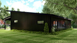 Modern House Plan - 45510 - Right Exterior