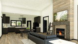 Modern House Plan - 45510 - Great Room