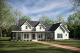 Farmhouse House Plan - Sandy Springs 52526 - 