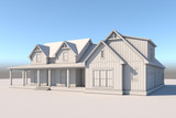 Farmhouse House Plan - Sandy Springs 52526 - Front Exterior