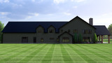 Farmhouse House Plan - 97015 - Rear Exterior