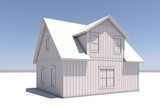 Secondary Image - Farmhouse House Plan - Shire Street 78387 - Rear Exterior