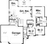 Traditional House Plan - Torrance 31359 - 1st Floor Plan