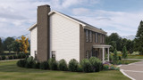 Colonial House Plan - Wallace 94544 - Left Exterior