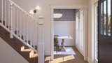 Colonial House Plan - Wallace 94544 - Entrance