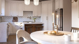 Colonial House Plan - Wallace 94544 - Dinette - 