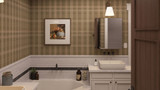 Colonial House Plan - Wallace 94544 - Master Bathroom