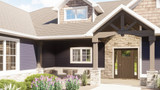Craftsman House Plan - 41129 - Exterior