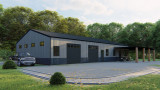 Country House Plan - The Nicholas 25330 - Left Exterior
