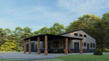 Country House Plan - The Nicholas 25330 - Right Exterior