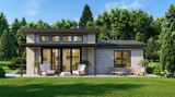 Contemporary House Plan - 63226 - Front Exterior
