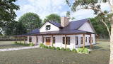 Farmhouse House Plan - Maple 1 81586 - Front Exterior
