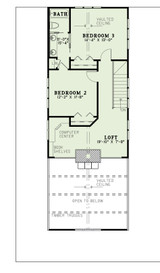 Secondary Image - Mountain Rustic House Plan - River Falls 24176 - 2nd Floor Plan