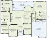 Classic House Plan - Country Club Drive 15038 - 1st Floor Plan