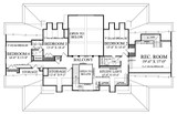 Secondary Image - Southern House Plan - Clover Lane 27191 - 2nd Floor Plan