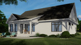 Farmhouse House Plan - Chloe Creek 92916 - Left Exterior