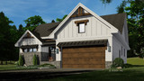 Farmhouse House Plan - Chloe Creek 92916 - Right Exterior
