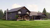 Modern House Plan - 40256 - Left Exterior