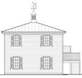Traditional House Plan - Sunday Morning Hangout 11039 - Rear Exterior